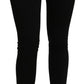 Elegant Slim Fit Black Denim Jeans