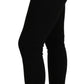 Elegant Slim Fit Black Denim Jeans