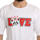 Panda Love Slim Fit Crewneck Tee