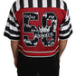 Panda Print Red Short Sleeve Luxury Tee