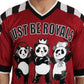 Panda Print Red Short Sleeve Luxury Tee