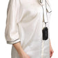 Elegant Scarfneck Silk Blend Blouse