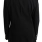 Chic Monochrome Wool Silk Blazer