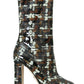 Chic Patterned Rainboots for Elegant Steps