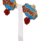 Chic Crystal & Brass Clip-on Earrings