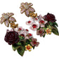 Elegant Fiori Bouquet Clip-on Earrings