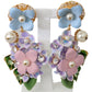 Enchanting Floral Clip-On Earrings