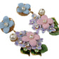 Enchanting Floral Clip-On Earrings