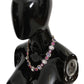 Elegant Crystal Charm Statement Necklace
