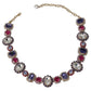 Elegant Crystal Charm Statement Necklace
