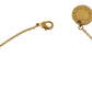 Gold-Toned Crystal Cat Charm Necklace