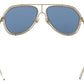 Elegant Gold Blue Men's Designer Sunglasses