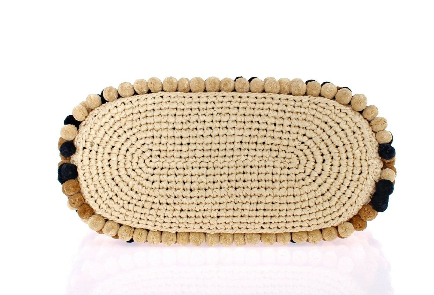 Elegant Beaded Viscose Frame Bag