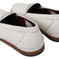 Elegant White Moccasin Slippers for the Discerning Gentleman
