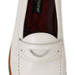 Elegant White Moccasin Slippers for the Discerning Gentleman