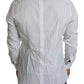 Elegant Slim Fit White Cotton Shirt