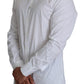 Elegant Slim Fit White Cotton Shirt
