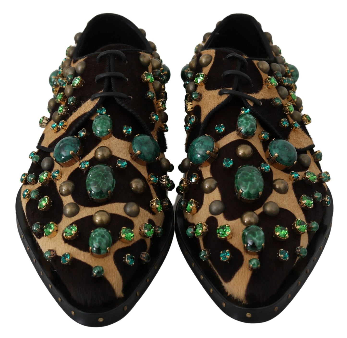 Elegant Giraffe Pattern Dress Shoes