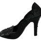 Elegant Cinderella Crystal Pumps