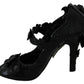 Elegant Crystal Cinderella Pumps