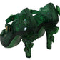 Emerald Elegance Crystal Cinderella Pumps