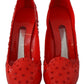 Red Crystal Cinderella Pumps