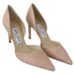 Elegant Powder Pink Suede Pumps