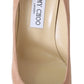 Crystal Embellished Powder Pink Pumps