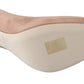 Crystal Embellished Powder Pink Pumps