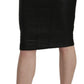 Elegant Patterned Pencil Skirt