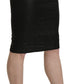 Elegant Patterned Pencil Skirt
