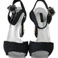 Elegant Ankle Strap Sandals with LED Lights