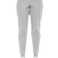 Beige Cotton Women Trouser