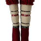 Chic Multicolor Shearling High Heel Boots