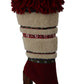 Chic Multicolor Shearling High Heel Boots