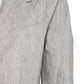 Elegant Slim Fit Gray Linen-Silk Suit