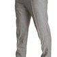 Elegant Slim Fit Gray Linen-Silk Suit