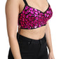 Crystal-Embellished Crop Top