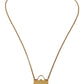 Charm Micro Bag Golden Necklace