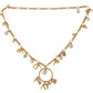 Gold-Tone Crystal Charm Necklace