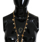 Gold-Tone Crystal Charm Necklace