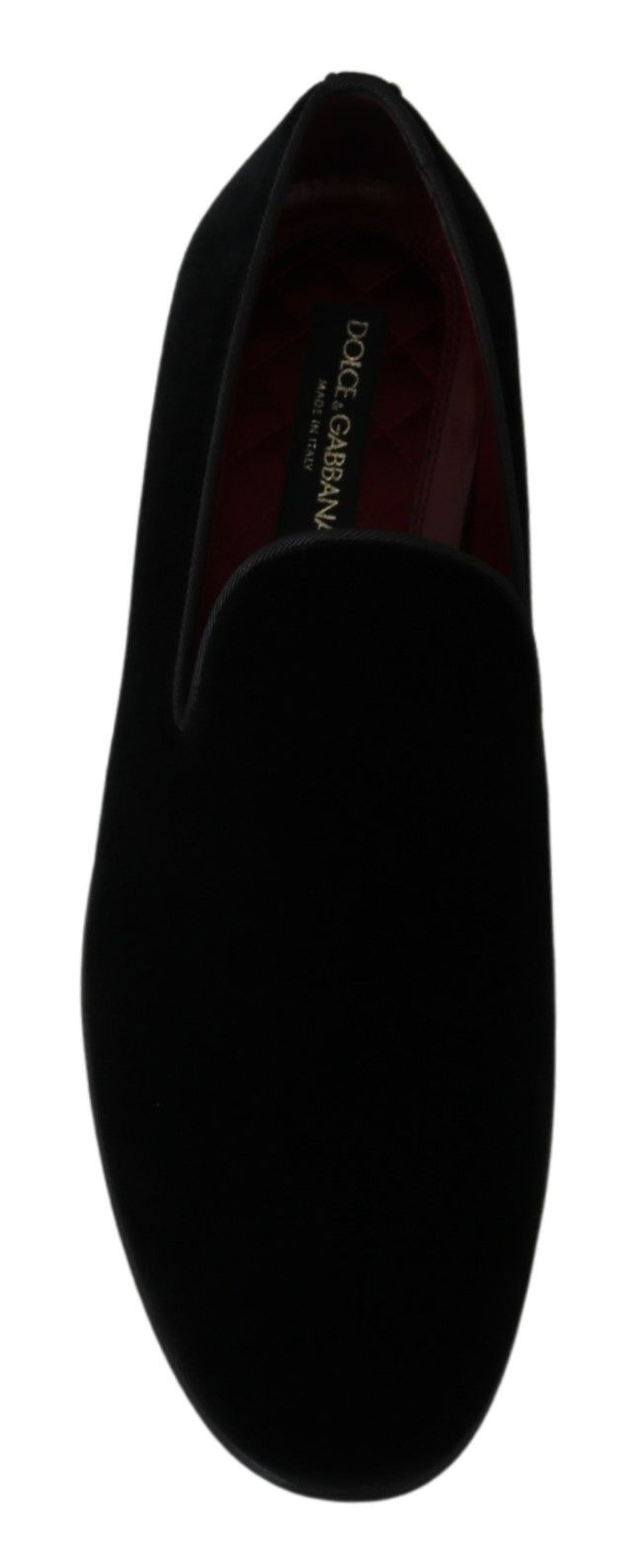 Chic Black Velvet Loafers for Men