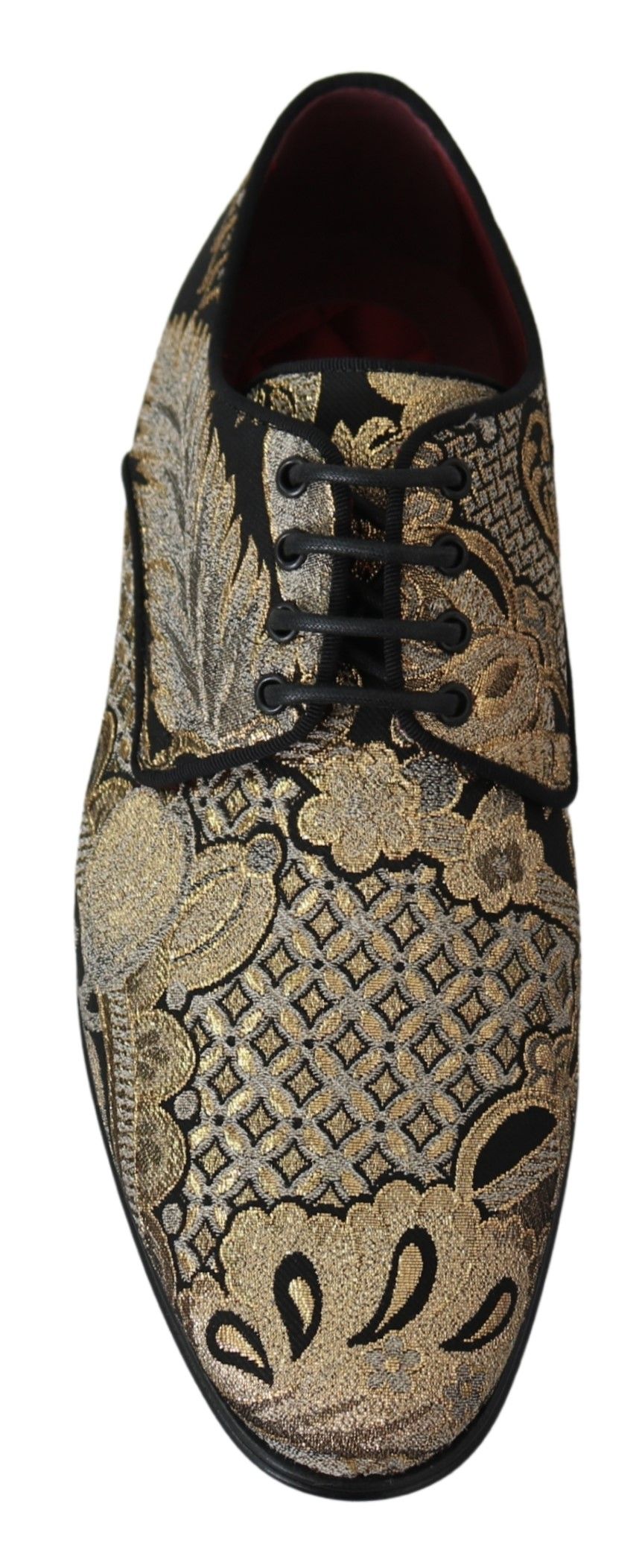 Elegant Jacquard Lace-Up Dress Shoes