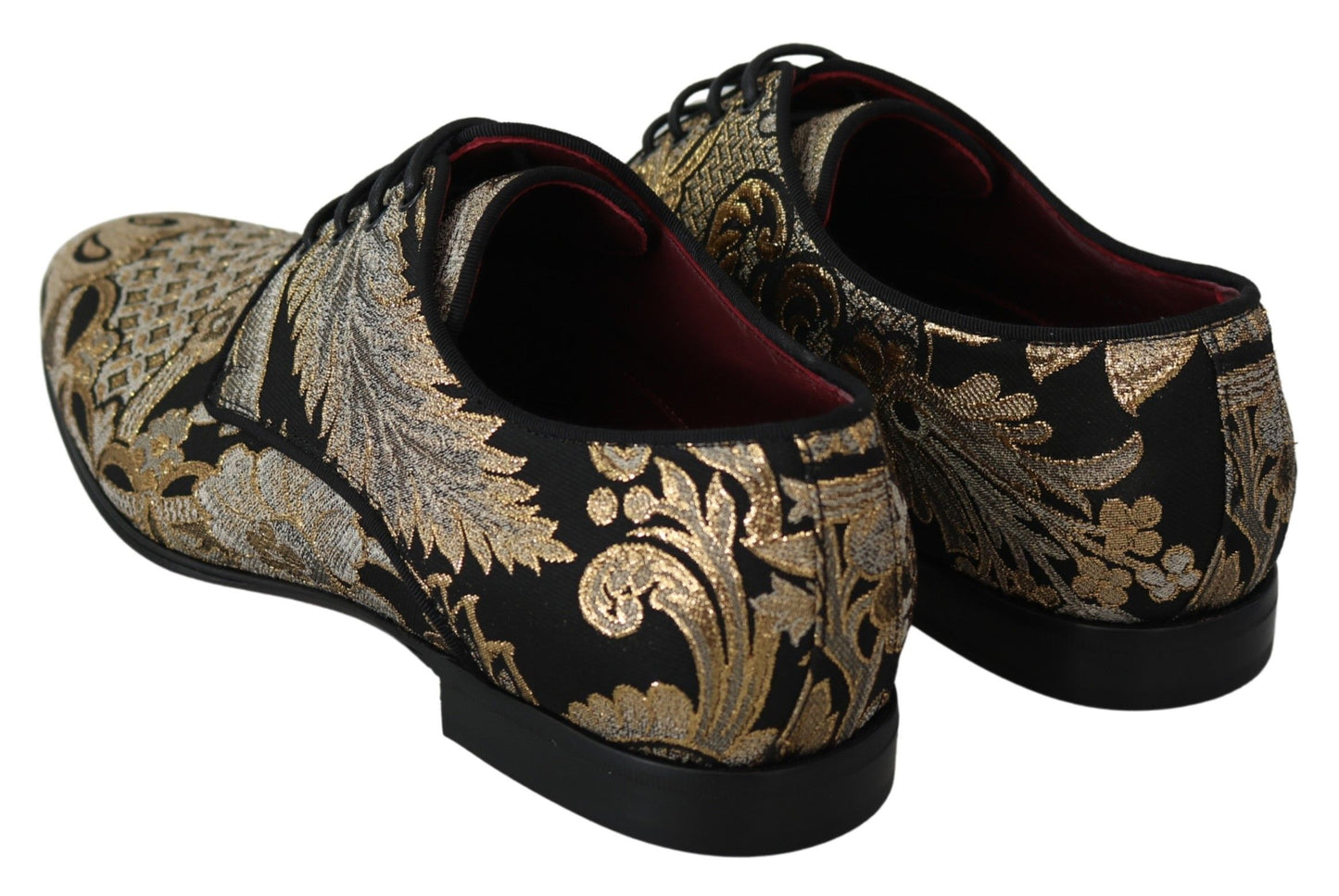 Elegant Jacquard Lace-Up Dress Shoes