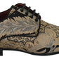 Elegant Jacquard Lace-Up Dress Shoes