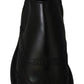Elegant Black Leather Ankle Boots