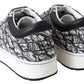 Glittering Slip-On Sneakers - Silver and Black