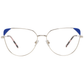 Gold Women Glasses Frame