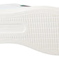 Elegant Leather Lace-Up Sneakers in White & Green