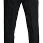 Elegant Floral Brocade Dress Trousers